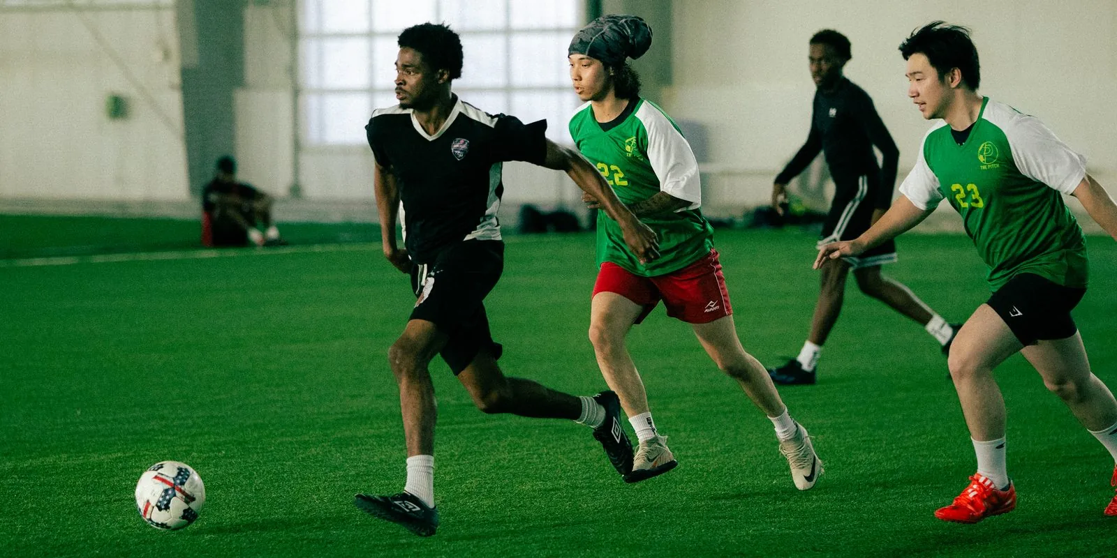 Players competing during a Wednesday Run at Metrogolf Sportsplex